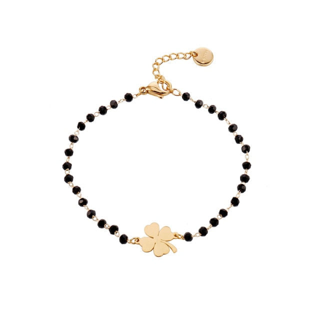 Bracelet Trèfle à 4 Feuilles Porte Bonheur