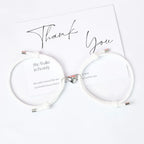 Bracelets pour Couples d'Amis Gourmette Coeur Magnétique 3