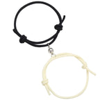 Bracelets pour Couples d'Amis Gourmette Coeur Magnétique 6