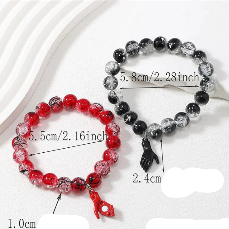 カップル向けブレスレット ロマンティック マグネットチェーンブレスレット 3