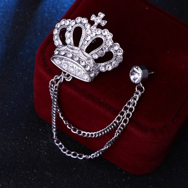 Broche De Costume Couronne