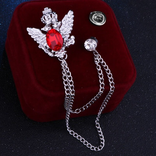Broche De Costume Oiseaux