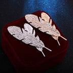 Broche De Costume Plume