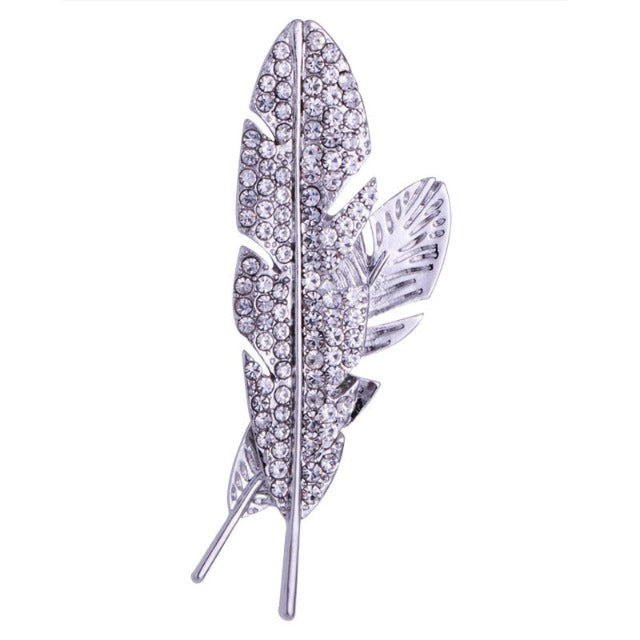 Broche De Costume Plume