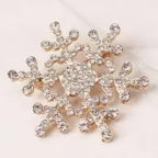 Broche Flocon de Neige Hiver Femme