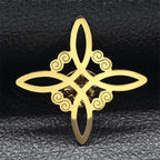 Broche Noeud de Sorcière Pins Wiccan de Protection