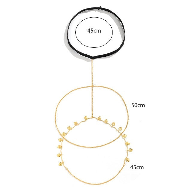 Chaîne de Cuisse Or & Argent pour Femme