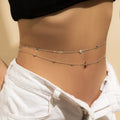 Chaîne de Hanche - Bijou de Taille et Ventre Femme argent