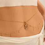 Chaîne de hanche et nombril - bijou de taille et ventre pour femme or