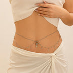 Chaîne de hanche et nombril - bijou de taille et ventre pour femme argent