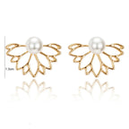 Clous d'Oreille Fleur de Lotus Femme