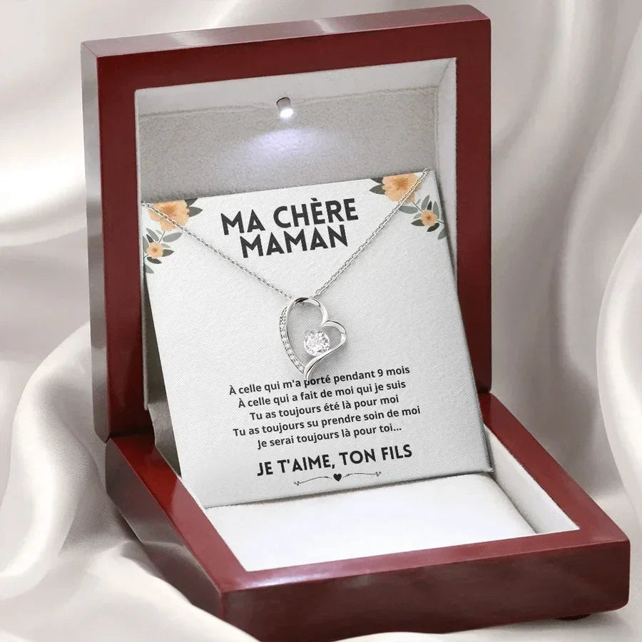 「Ma Chère Maman」ネックレス付きボックス 
