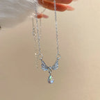 Collier avec pendentif ailes d'ange
