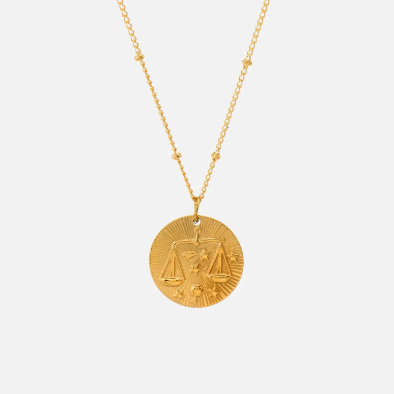 Collier avec Pendentif Constellation Signe du Zodiaque