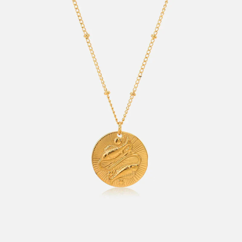 Collier avec Pendentif Constellation Signe du Zodiaque