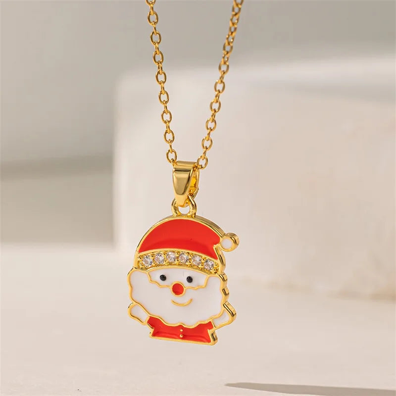 ネックレス サンタクロースのクリスマス ペンダント