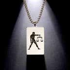 Collier avec Pendentif Elégant Signe du Zodiaque Astrologique