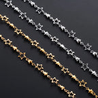 Collier avec Pendentif Etoile Astrologie pour Homme ou Femme or