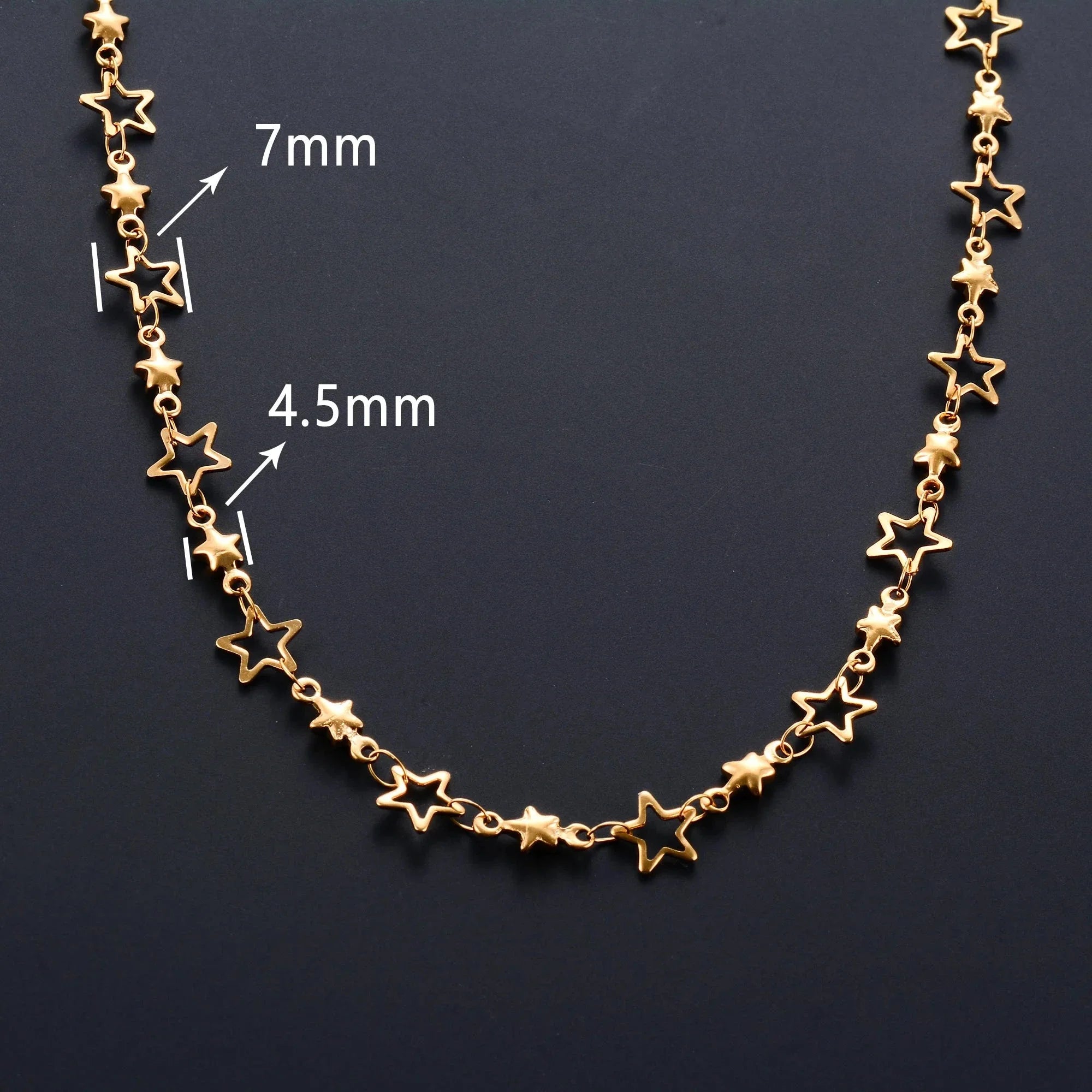 Collier avec Pendentif Etoile Astrologie pour Homme ou Femme or