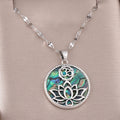 Collier avec Pendentif Fleur de Lotus