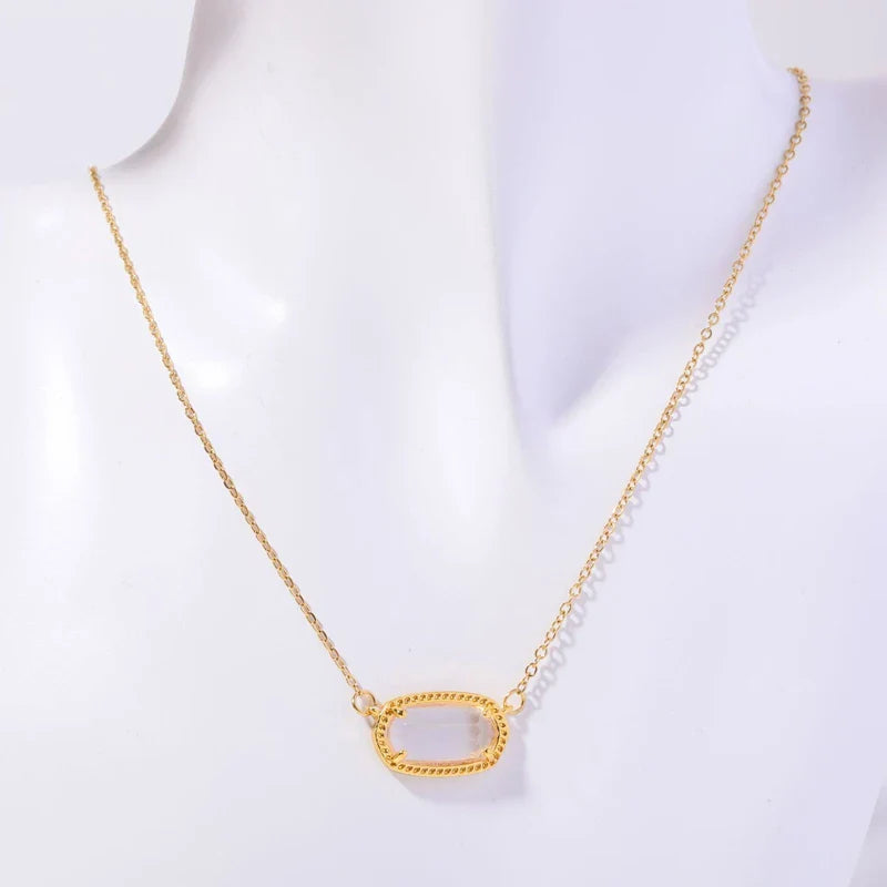 Collier avec Pendentif en Crystal Coloré Signe du Zodiaque