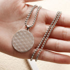 Collier avec Pendentif Yin Yang Noir et Blanc