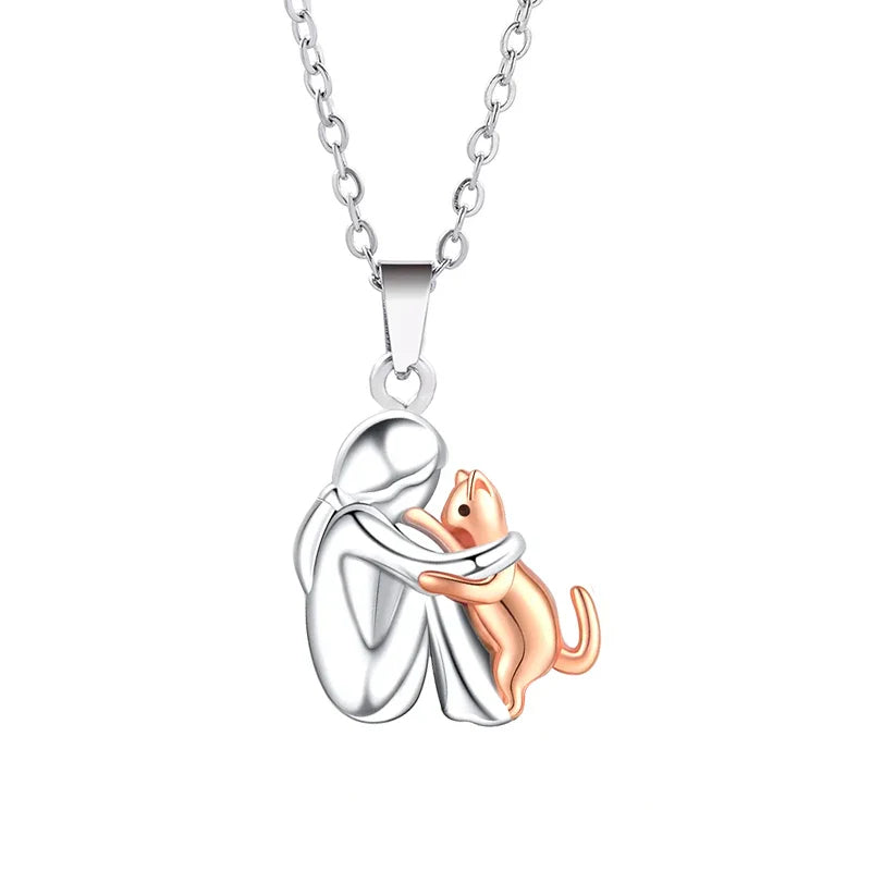 Collier d'Amour Câlin Chat et Maître