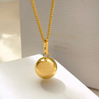 Collier Femme Enceinte Bola de Grossesse avec Pendentif