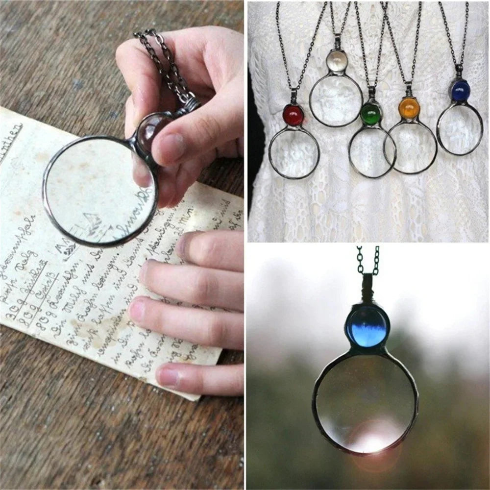 Collier Loupe Grossissante