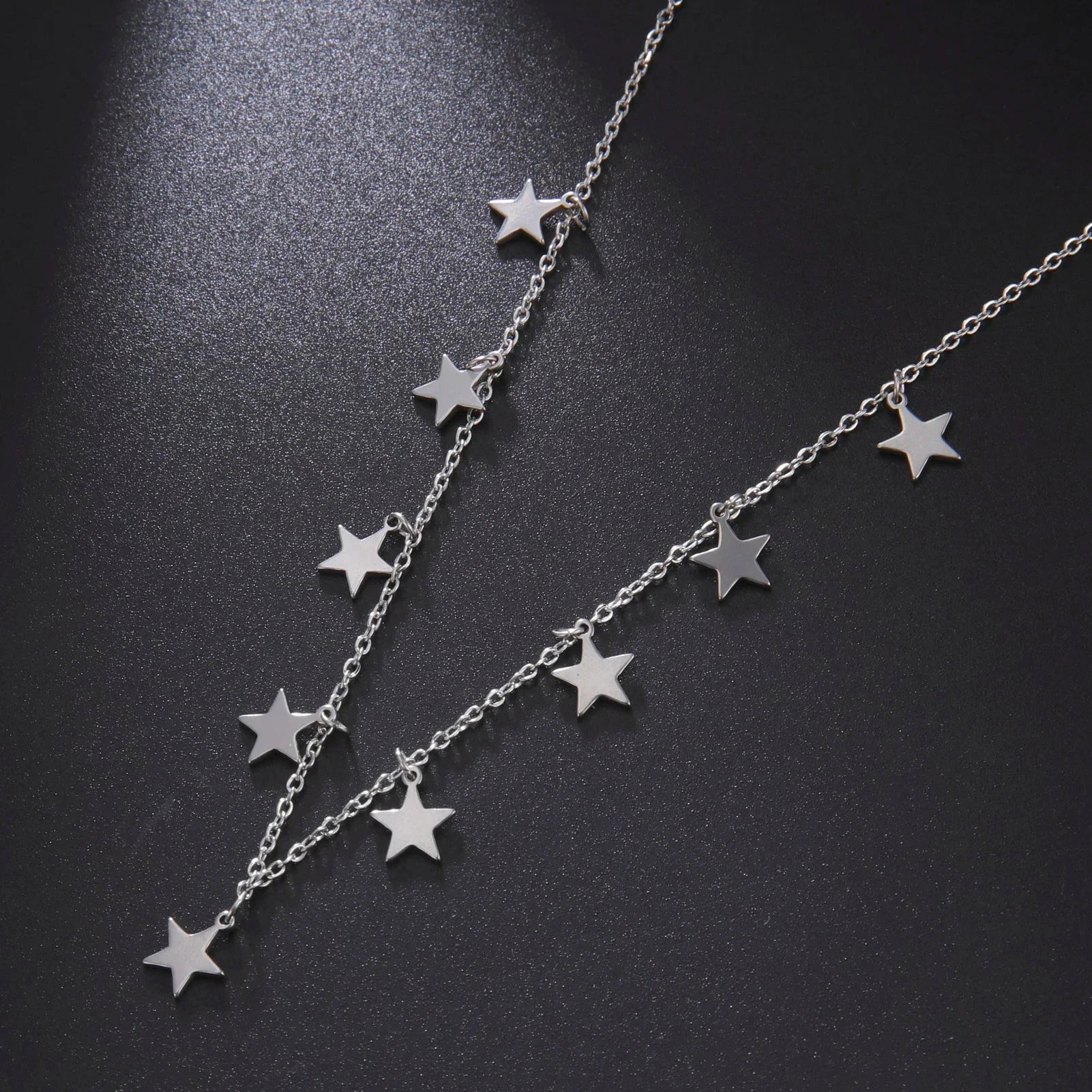 星座スターペンダントネックレス シルバー