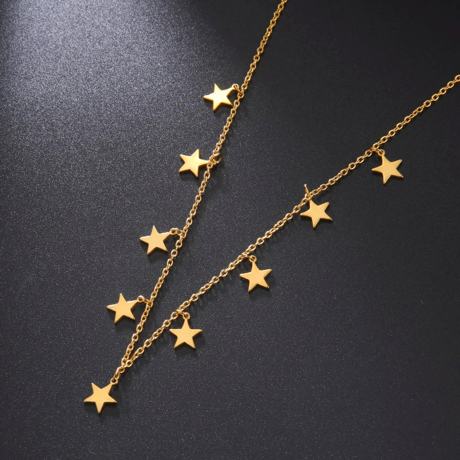星座スターペンダントネックレス ゴールド
