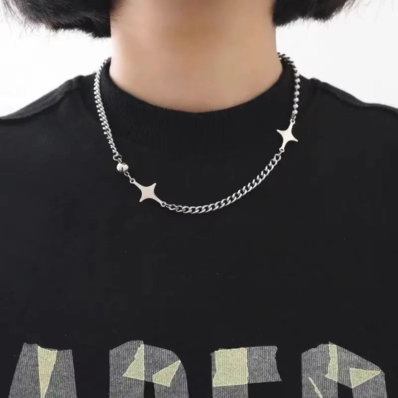 メンズ用スター ペンダントネックレス 2
