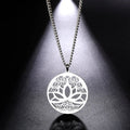 Collier Pendentif Fleur de Lotus Zen argent