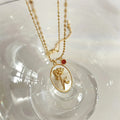 Collier Pendentif Fleur Signe du Zodiaque