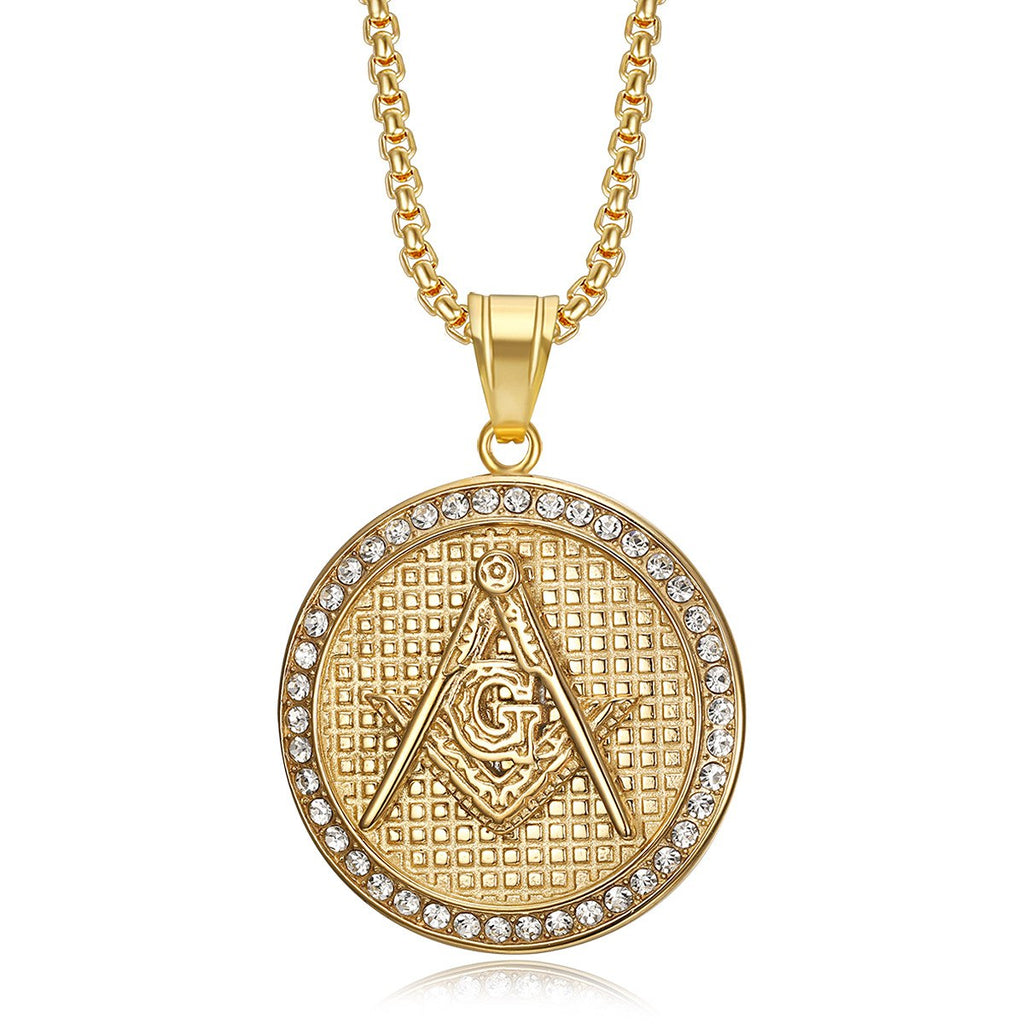 Collier Pendentif Franc Maçonnerie