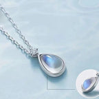 Collier Pendentif Ovale Fertilité de la Femme Pierre de Lune
