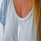 Collier Pendentif Plume Femme argent