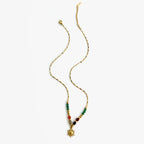 Colliers Pendentif Soleil et Perles a