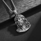 Collier Pendentif Tête de Jésus Christ