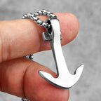 Collier homme ancre