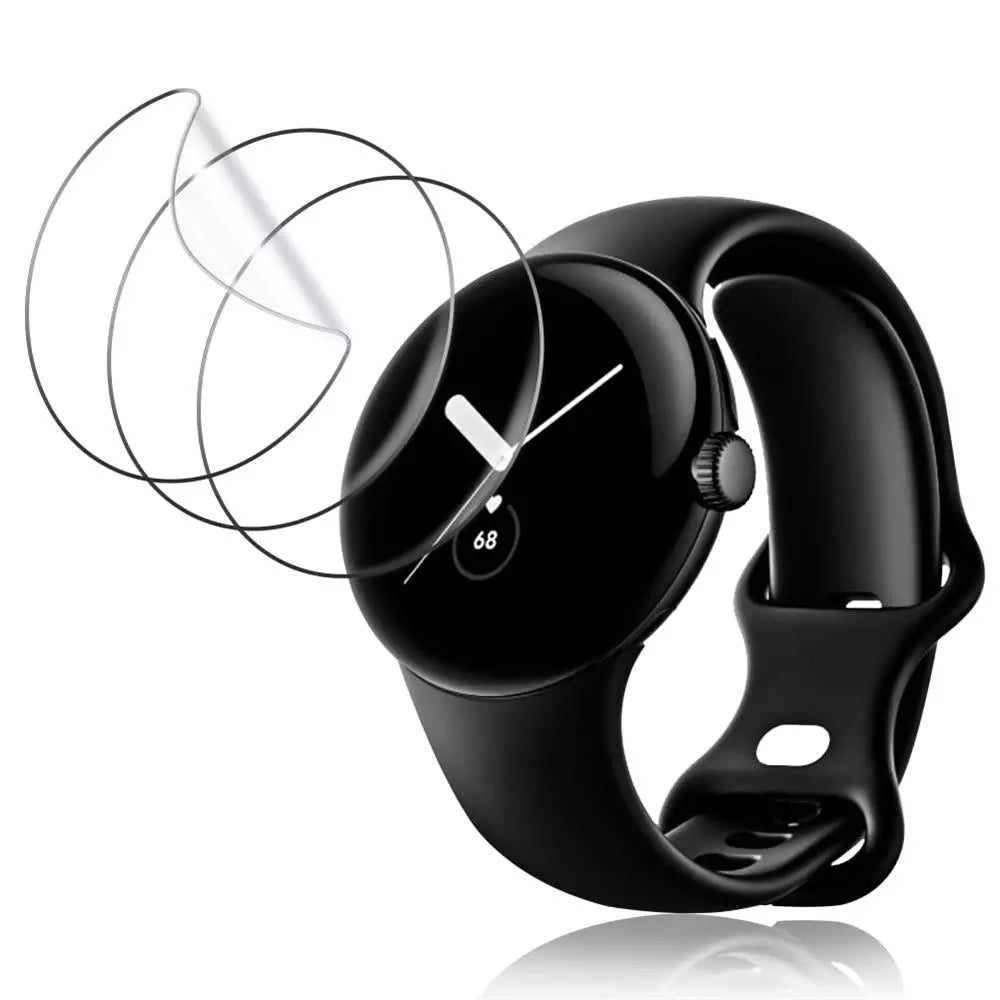 Google Pixel Watch 1 & 2 用 透明キズ防止画面保護フィルム