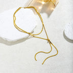 Long Collier De Décolleté Femme