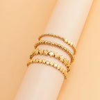 星モチーフのブレスレット4点セット（ゴールド）