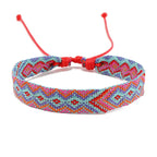 Lot de 8 Bracelets Brésiliens à Motifs Géométriques
