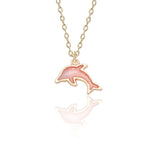 Pendentif Dauphin rose