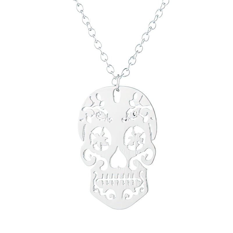 Pendentif Tête de Mort Or