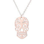 Pendentif Tête de Mort Or